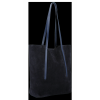 Kožené kabelka shopper bag Vittoria Gotti tmavo modrá V6590C